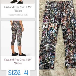 lululemon athletica Leggings - Black Multi